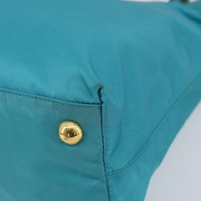 Prada Vintage Handbag Tessuto, TURQUOISE, NYLON, Handbag