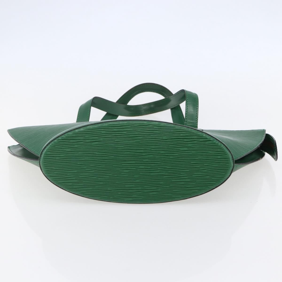Louis Vuitton Saint Jacques Handbag Epi Leather, GREEN, LEATHER, Shoulder bag