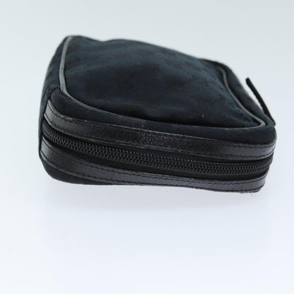 Gucci GG canvas pouch Canvas, BLACK, CANVAS, Clutche & pouche