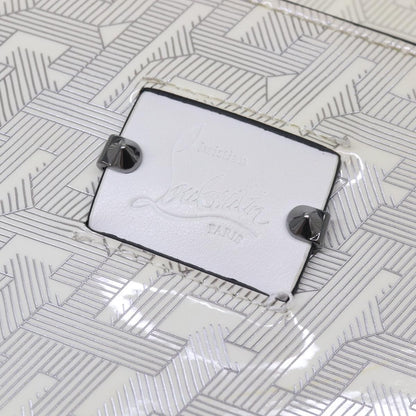 Christian Louboutin Loubiclutch Printed Patent, WHITE, PATENT_LEATHER, Clutche & pouche