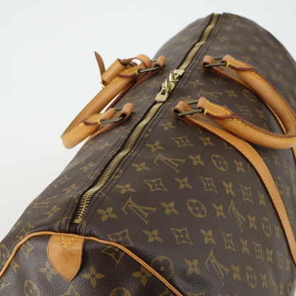 Louis Vuitton Keepall Bag Monogram Canvas, BROWN, CANVAS, Travel bag
