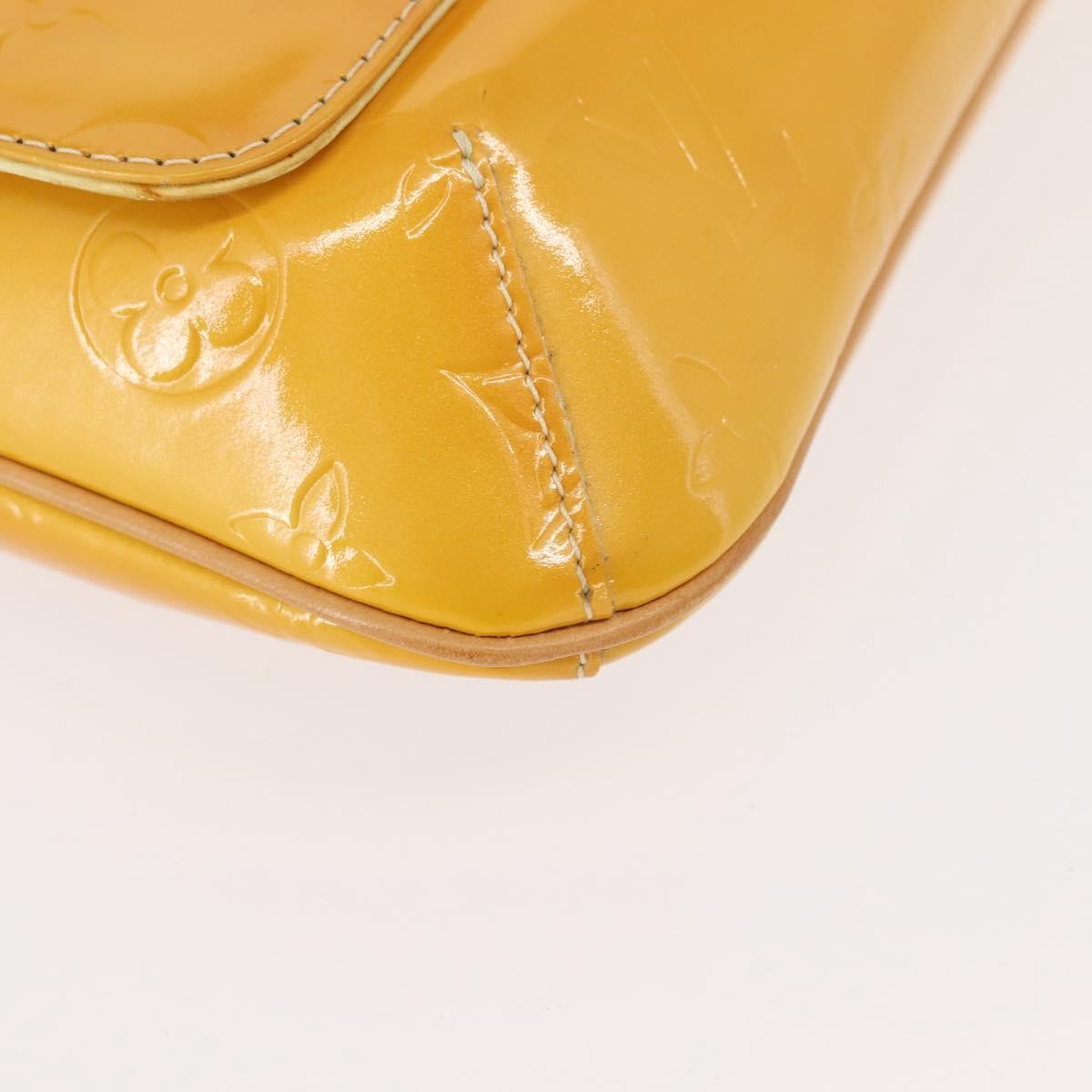 Louis Vuitton Thompson Street Handbag Monogram Vernis, YELLOW, PATENT_LEATHER, Shoulder bag