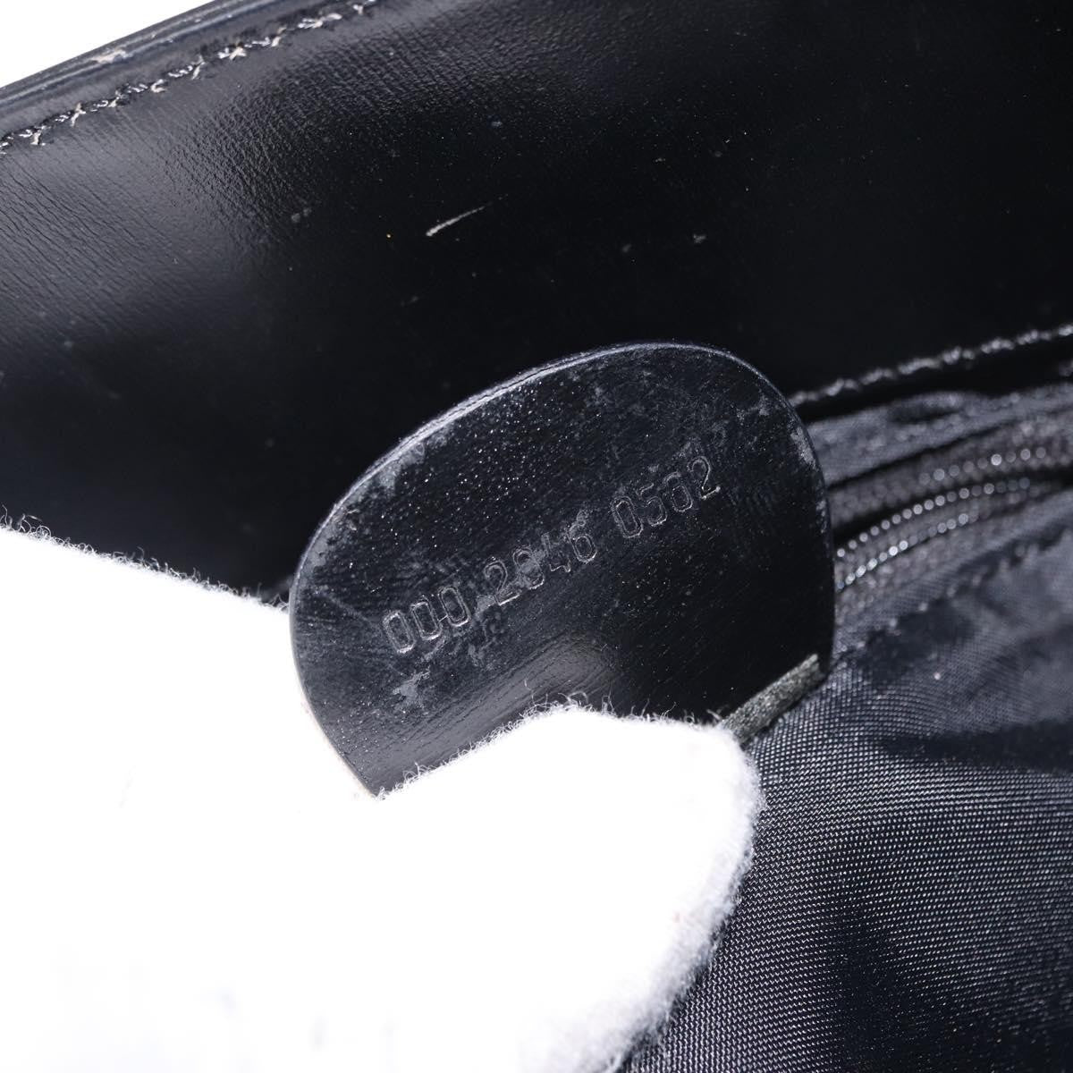 Gucci Vintage Handbag Leather, BLACK, LEATHER, Handbag