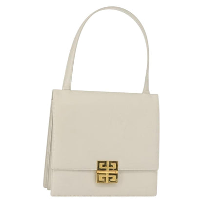 Givenchy 4G shoulder Bag Leather, GRAY, LEATHER, Shoulder bag