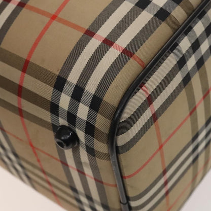 Burberry Nova check boston bag Canvas, BEIGE, CANVAS, Travel bag