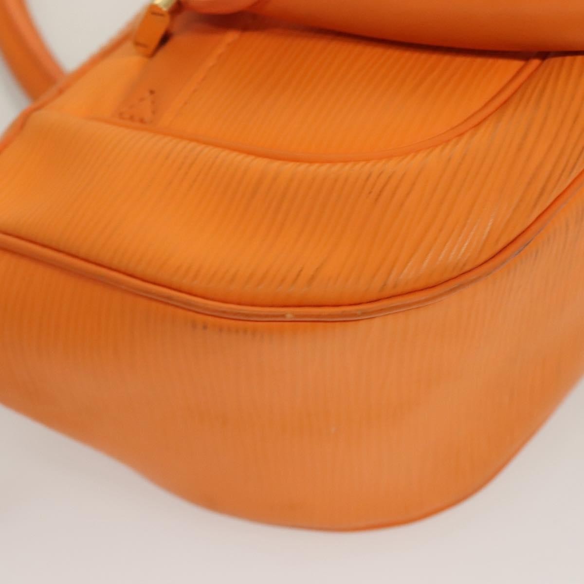 Louis Vuitton Danura Handbag Epi, ORANGE, LEATHER, Handbag