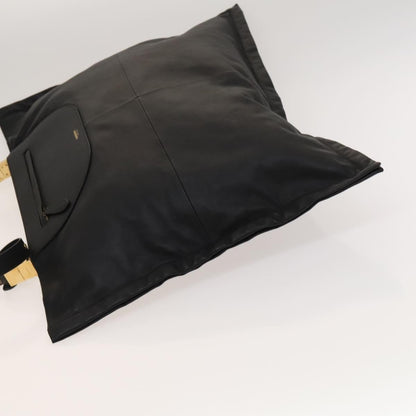 Burberry Vintage Shoulder Bag Leather, BLACK, LEATHER, Shoulder bag