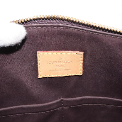 Louis Vuitton Alma Handbag Monogram Vernis, PURPLE, PATENT_LEATHER, Handbag