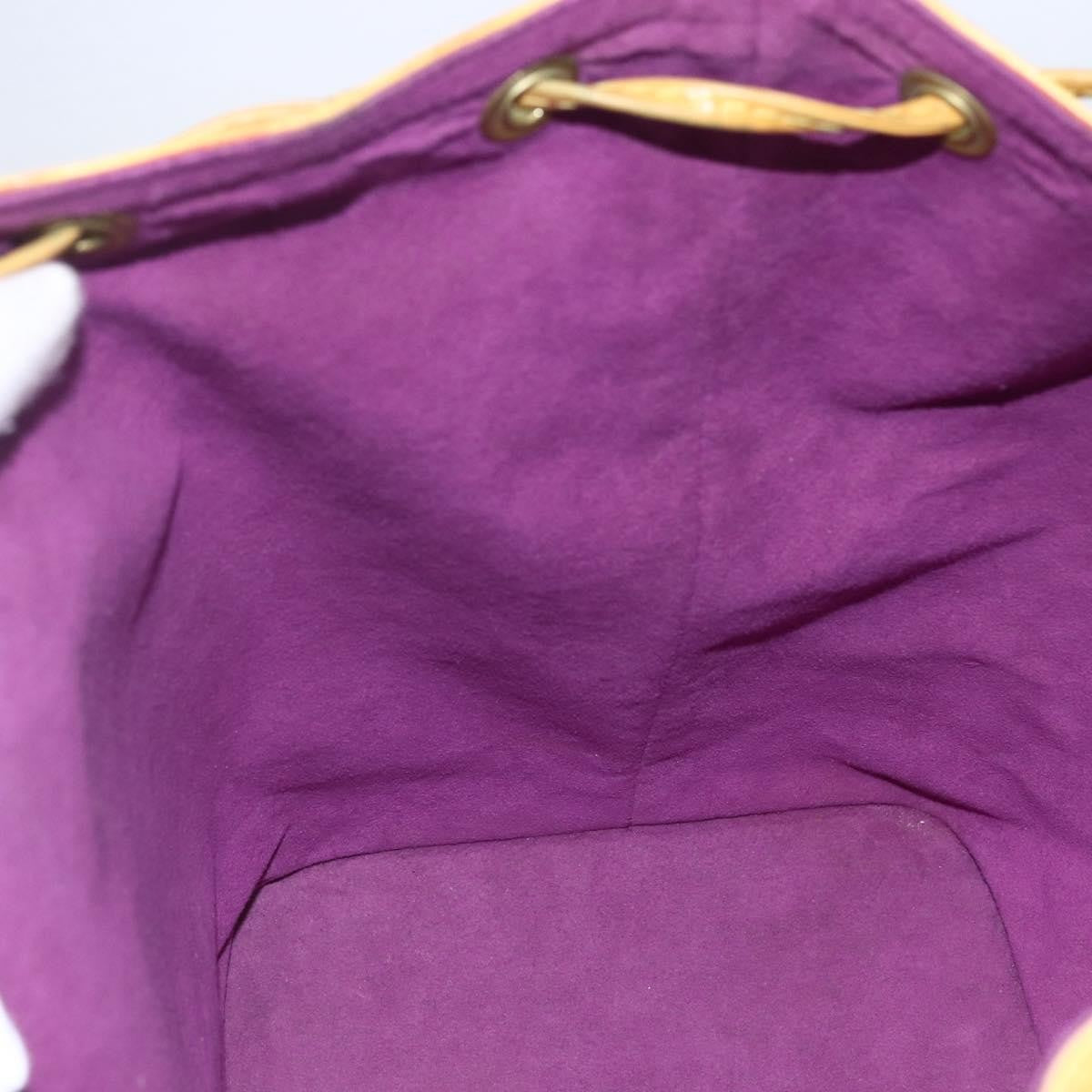 Louis Vuitton Petit Noe Handbag Epi Leather, YELLOW, LEATHER, Shoulder bag