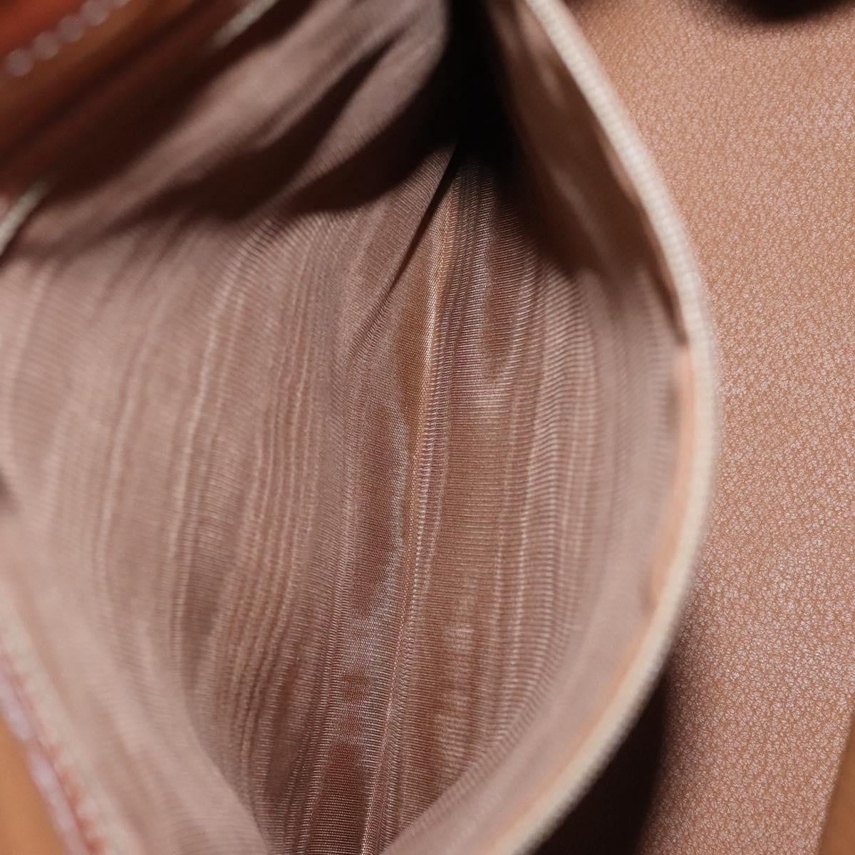 Celine Vintage Macadam Handbag Macadam, BROWN, PVC, Handbag