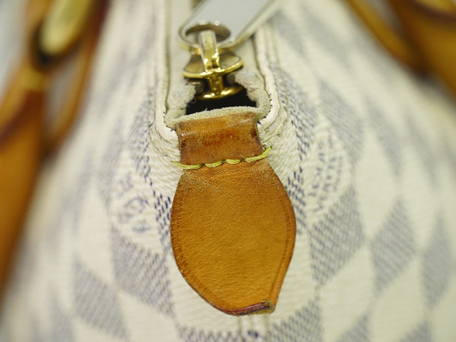 Louis Vuitton Saleya Handbag Damier, WHITE, CANVAS, Tote bag