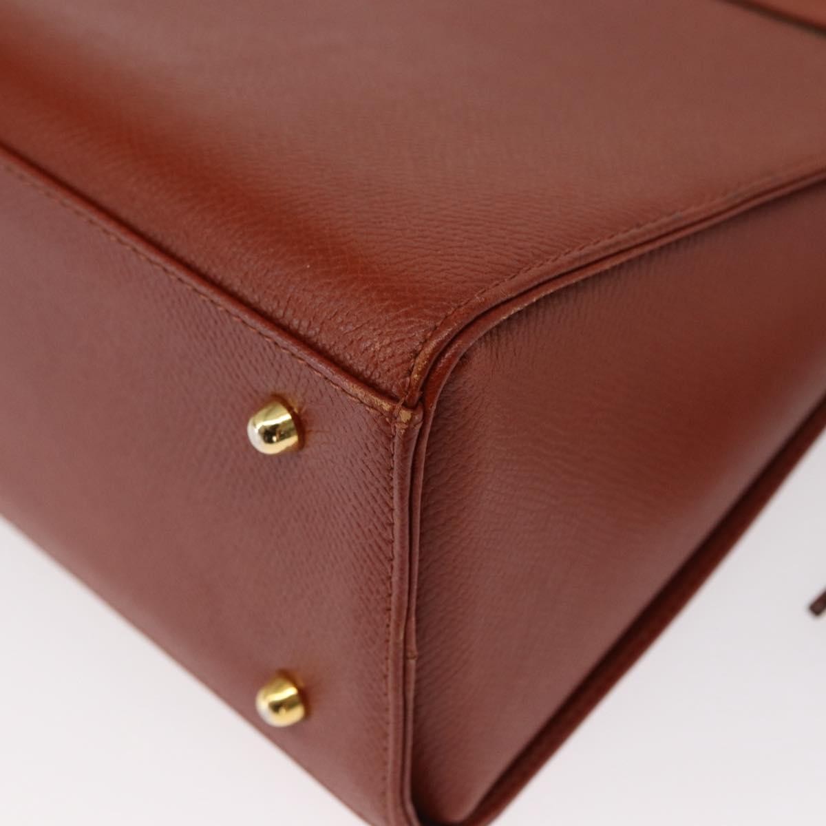 Valentino Garavani Vintage Handbag Leather, BROWN, LEATHER, Handbag