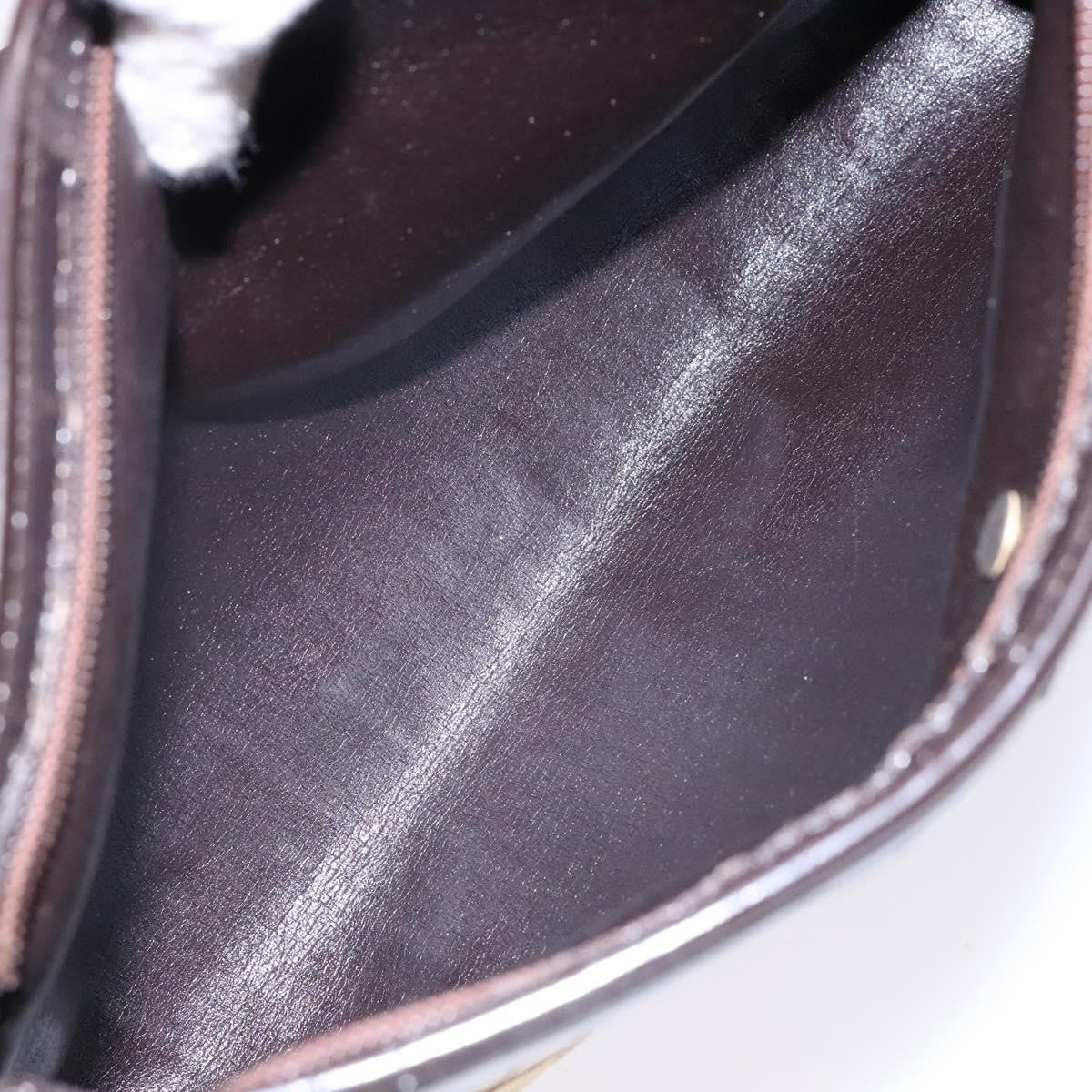 Christian Dior Vintage Trotter Shoulder Bag Canvas, BROWN, CANVAS, Shoulder bag