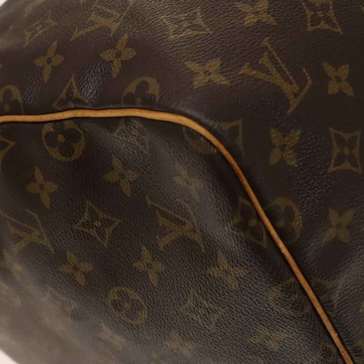 Louis Vuitton Keepall Bag Monogram Canvas, BROWN, CANVAS, Travel bag