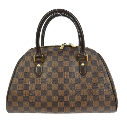 Louis Vuitton Ribera Handbag Damier, BROWN, CANVAS, Handbag