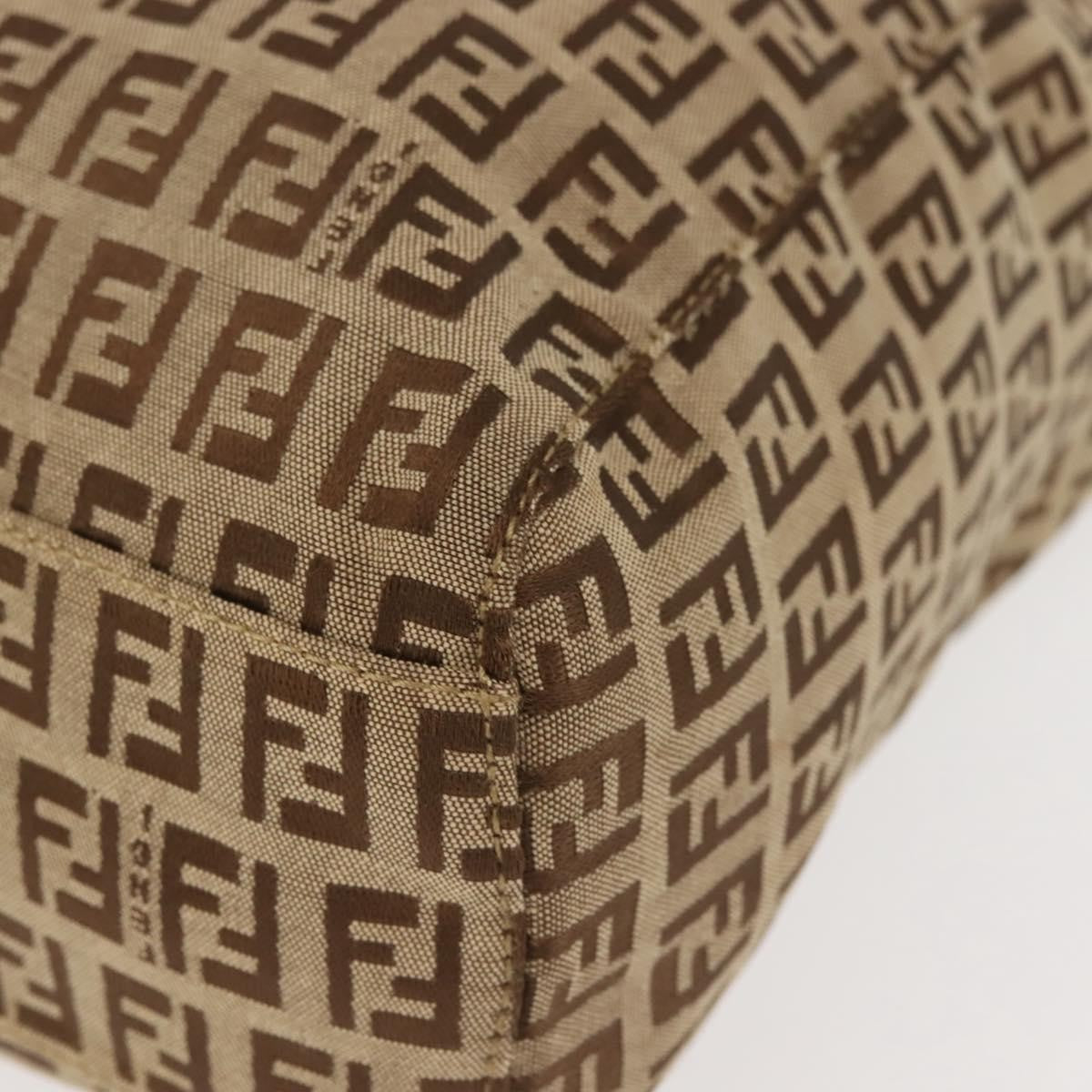 Fendi Vintage Tote Zucca Canvas, BEIGE, CANVAS, Tote bag