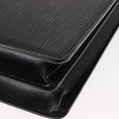 Louis Vuitton Serviette Conseiller Briefcase Epi Leather, BLACK, LEATHER, Briefcase