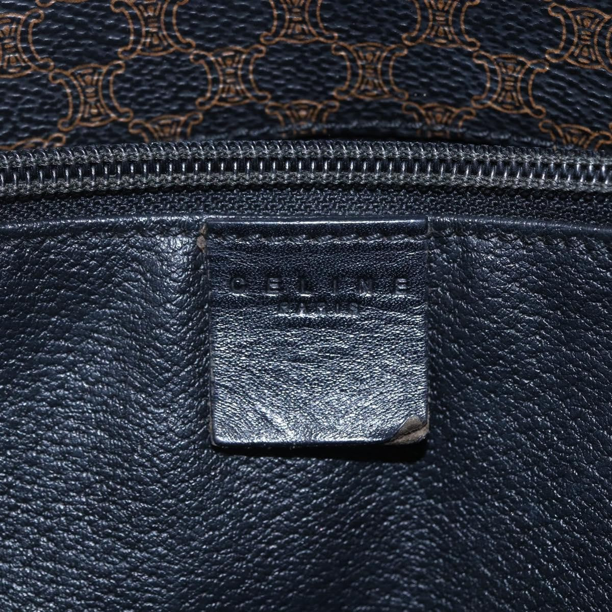 Celine Vintage Macadam Tote bag Canvas, BROWN, CANVAS, Tote bag