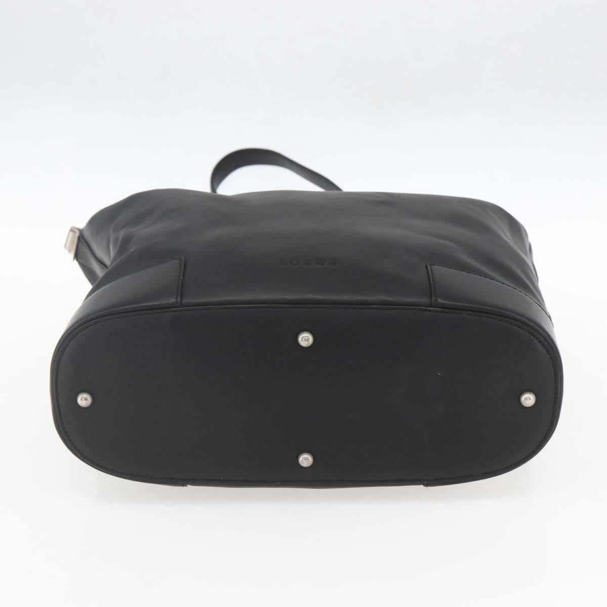 Loewe Vintage Shoulder Bag Leather, BLACK, LEATHER, Shoulder bag