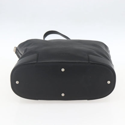 Loewe Vintage Shoulder Bag Leather, BLACK, LEATHER, Shoulder bag