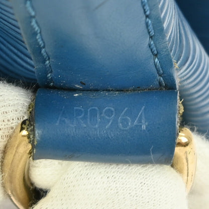 Louis Vuitton Petit Noe Handbag Epi Leather, BLUE, LEATHER, Shoulder bag