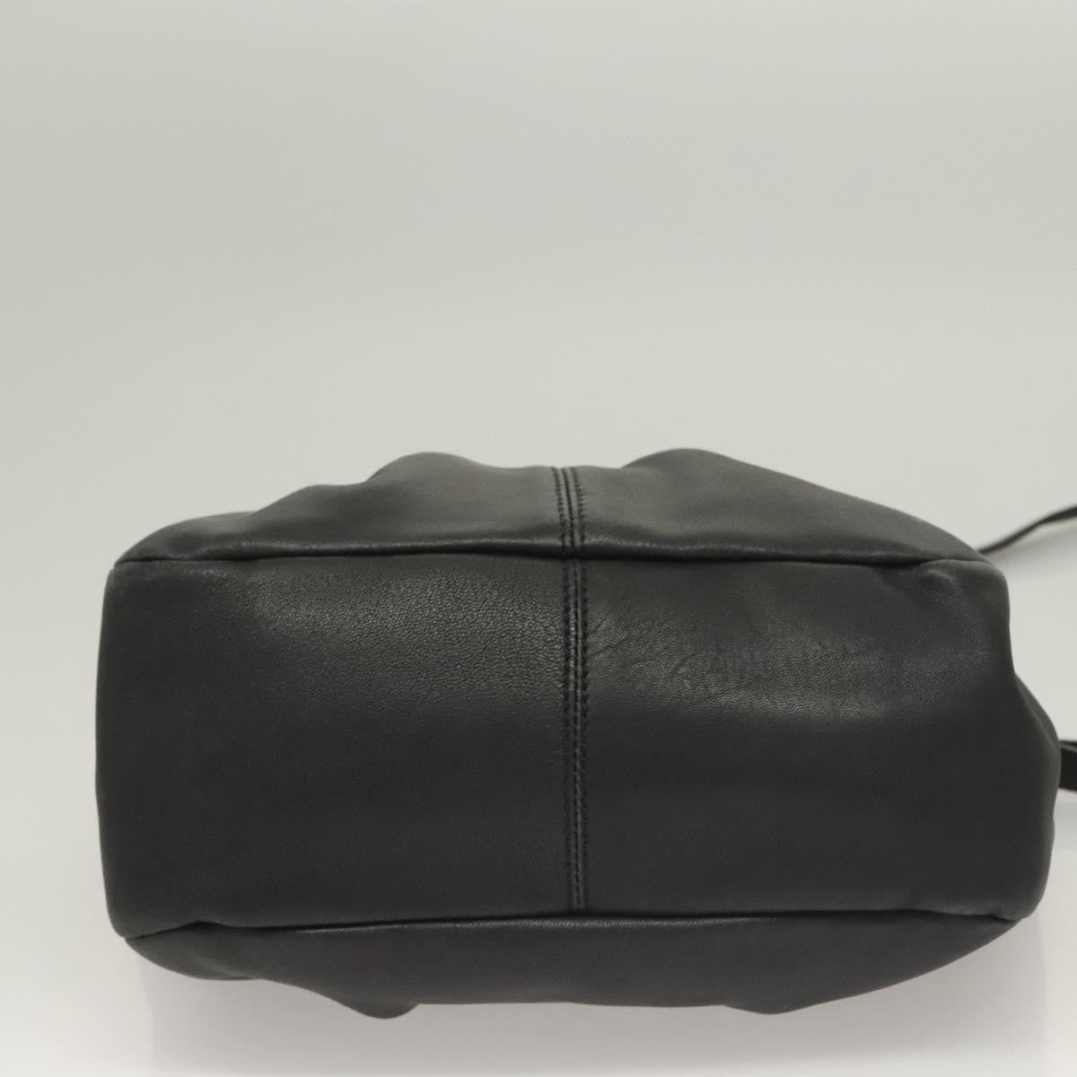 Salvatore Ferragamo Vala Handbag Leather, BLACK, LEATHER, Handbag