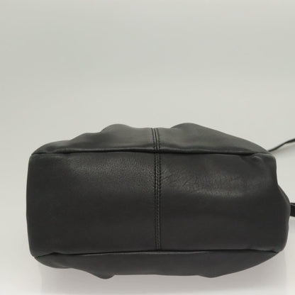 Salvatore Ferragamo Vala Handbag Leather, BLACK, LEATHER, Handbag