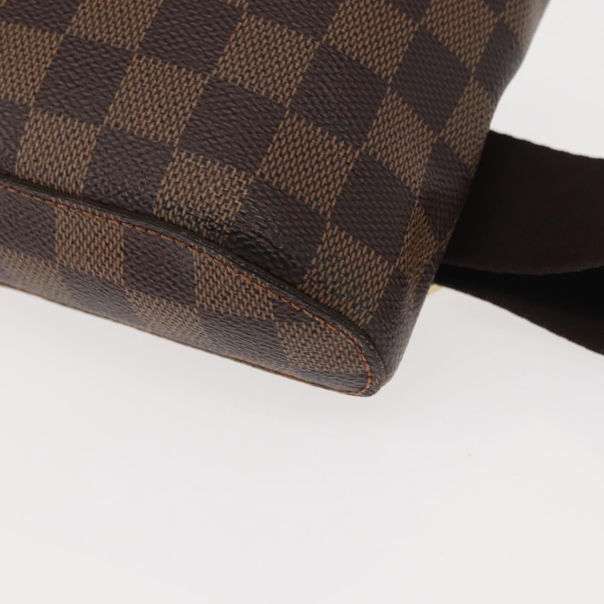 Louis Vuitton Geronimos Waist Bag Damier, BROWN, CANVAS, Shoulder bag