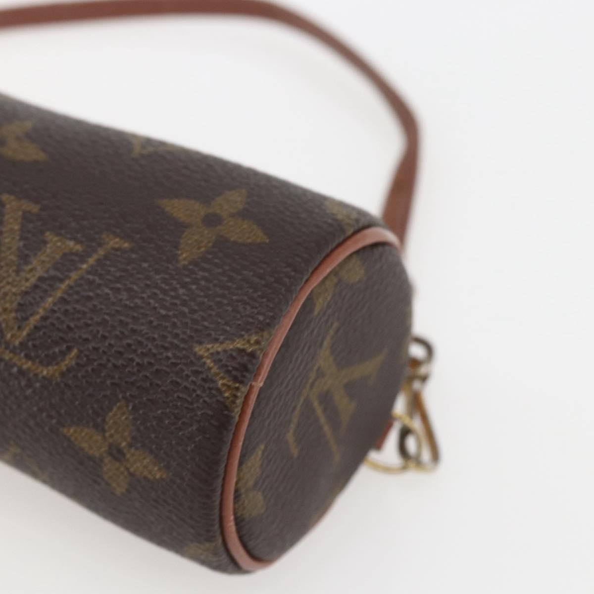 Louis Vuitton Papillon Pochette Monogram Canvas, BROWN, CANVAS, Clutche & pouche