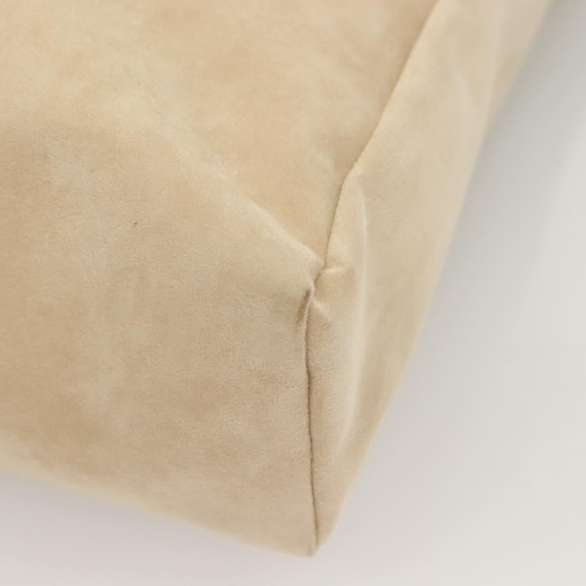 Gucci Vintage Handbag Suede, BEIGE, SUEDE, Handbag