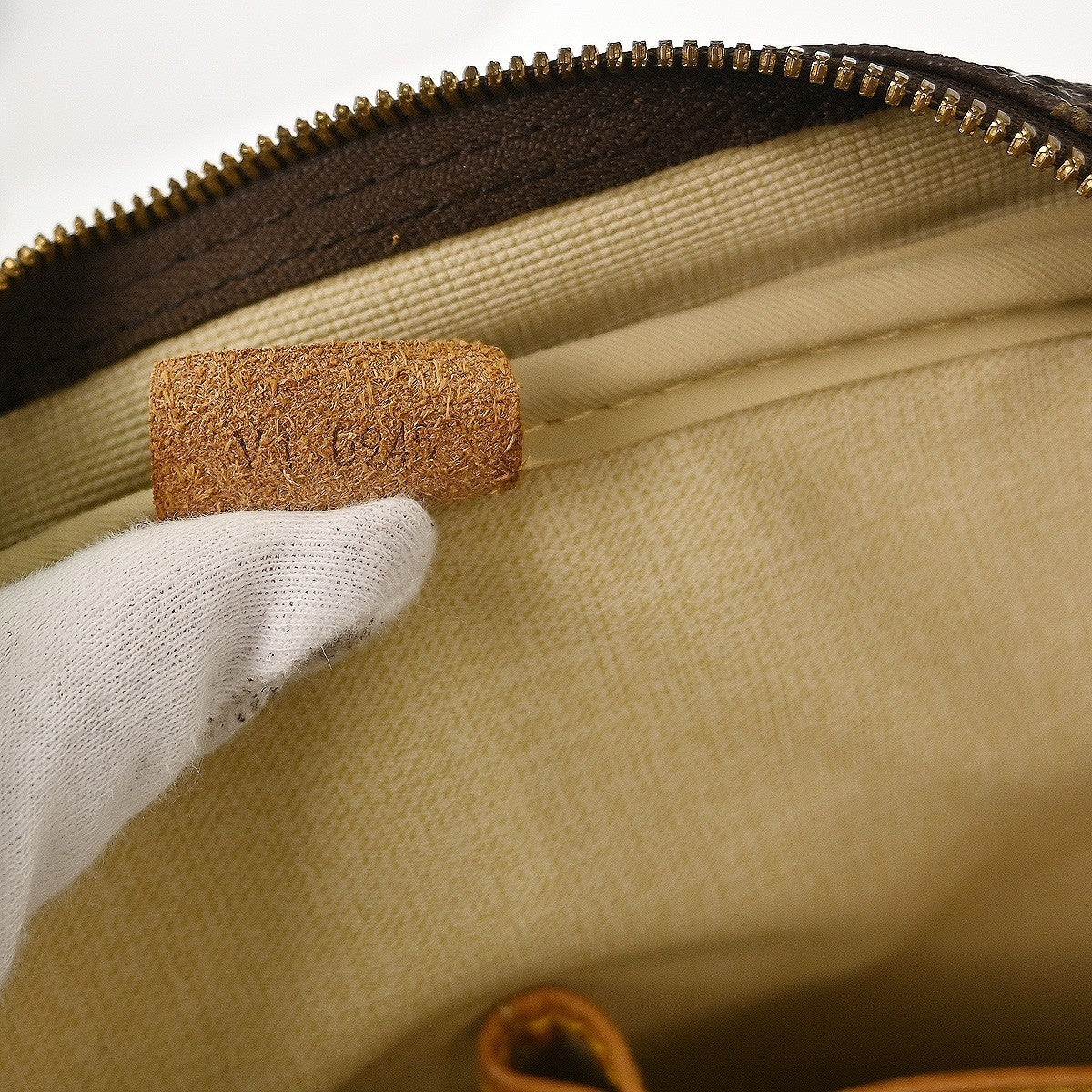 Louis Vuitton Deauville Handbag Monogram Canvas, BROWN, CANVAS, Handbag