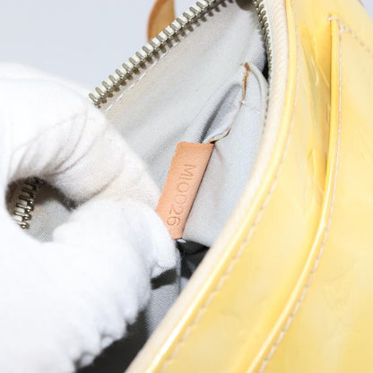 Louis Vuitton Minna Street Handbag Monogram Vernis, YELLOW, PATENT_LEATHER, Shoulder bag
