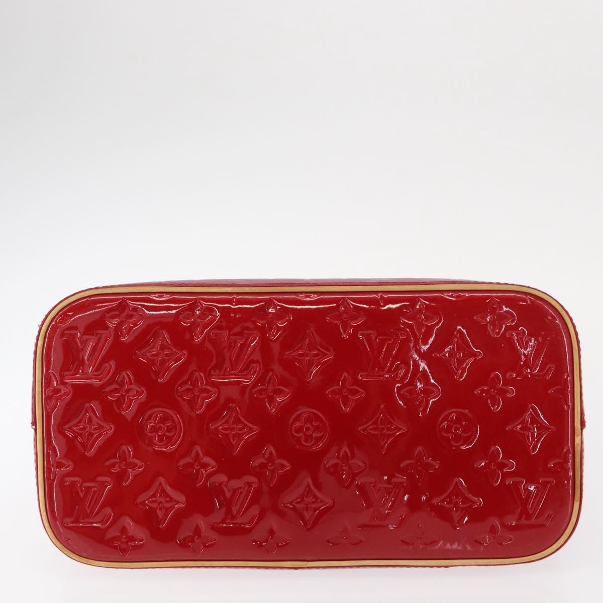 Louis Vuitton Houston Handbag Monogram Vernis, RED, PATENT_LEATHER, Handbag