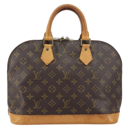 Louis Vuitton Alma Handbag Monogram Canvas, BROWN, CANVAS, Handbag