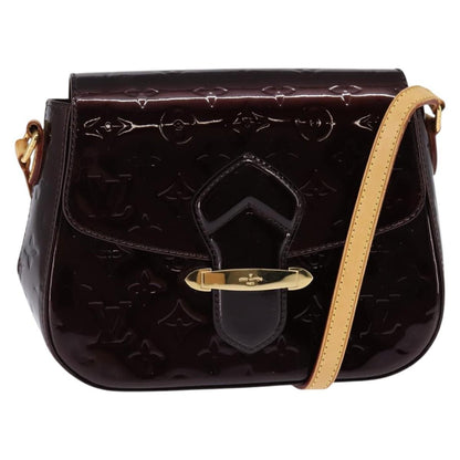 Louis Vuitton Bellflower Handbag Monogram Vernis, BURGUNDY, PATENT_LEATHER, Shoulder bag