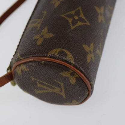 Louis Vuitton Papillon Pochette Monogram Canvas, BROWN, CANVAS, Clutche & pouche