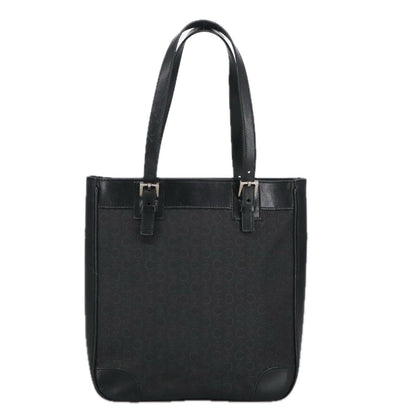 Celine Vintage Macadam Shoulder Bag Macadam Canva  Vinyl, BLACK, CANVAS, Shoulder bag