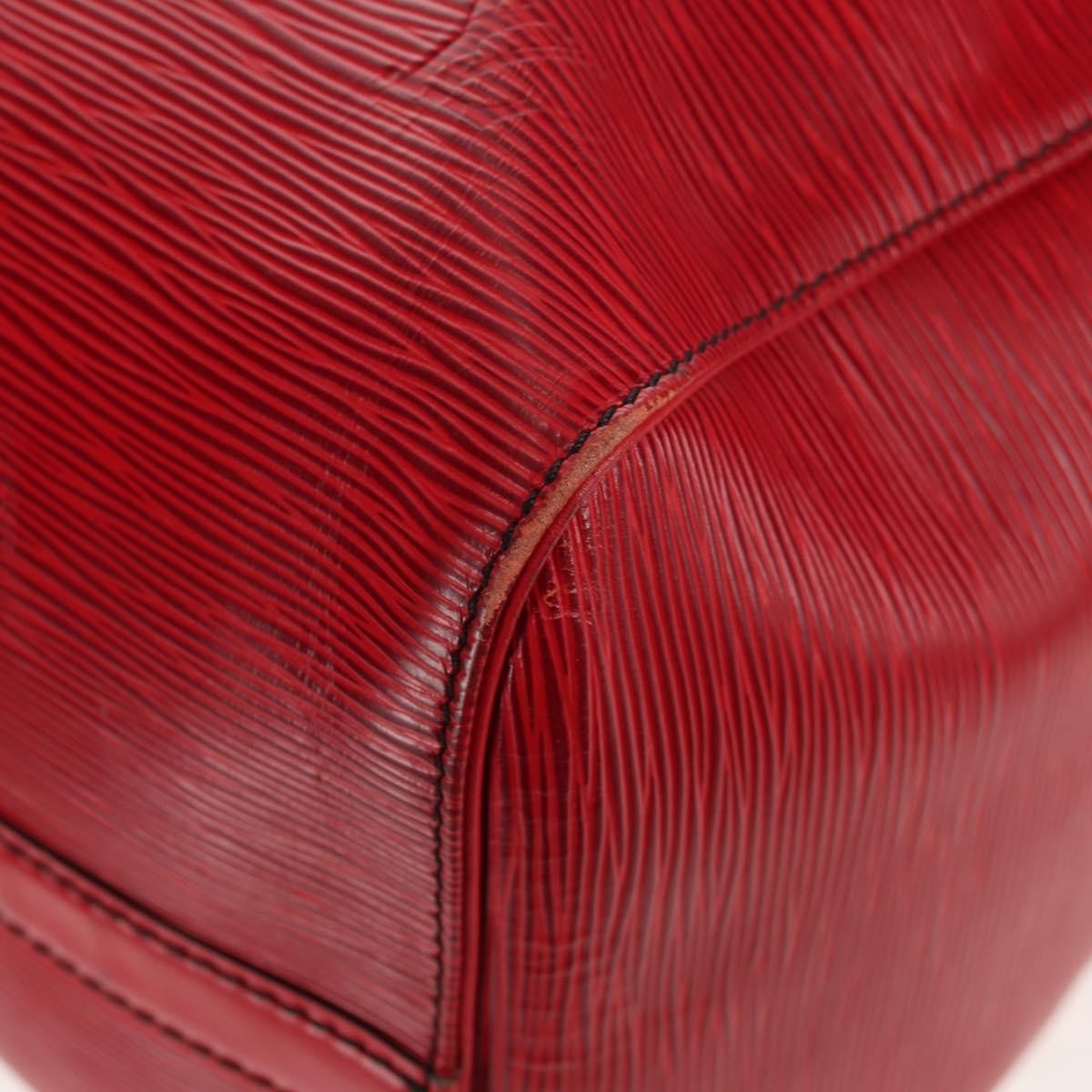 Louis Vuitton Keepall Bag Epi Leather, RED, LEATHER, Travel bag