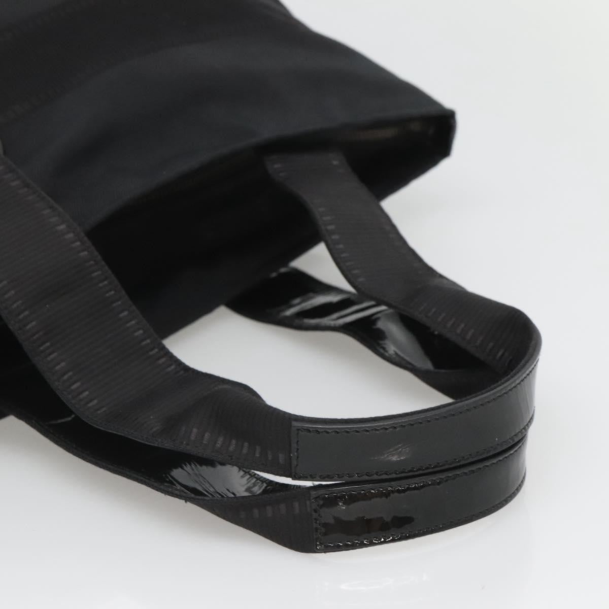 Salvatore Ferragamo Vala tote Canvas, BLACK, CANVAS, Tote bag