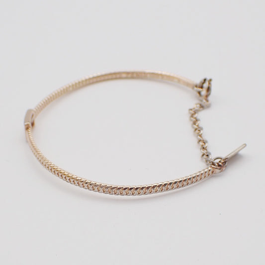 Fendi Baguette Bracelet Gold Plated, GOLD, GOLD_PLATED, Bracelet