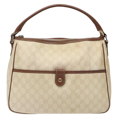 Gucci GG supreme handbag GG canvas, WHITE, PVC, Handbag