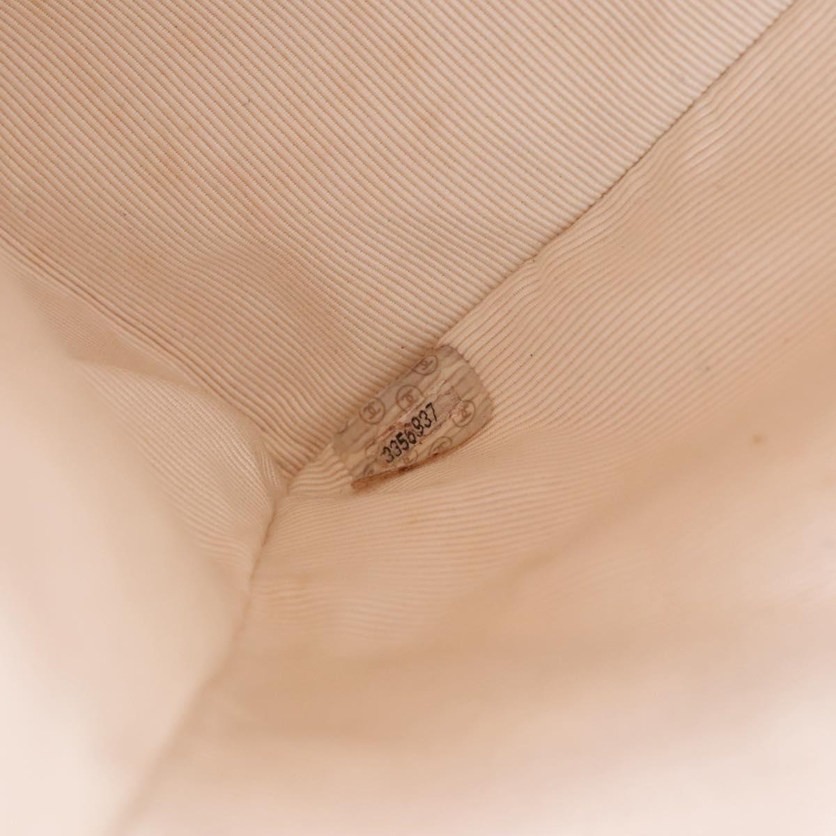 Chanel Vintage CC Chain Tote Printed patent leather, BEIGE, PATENT_LEATHER, Tote bag