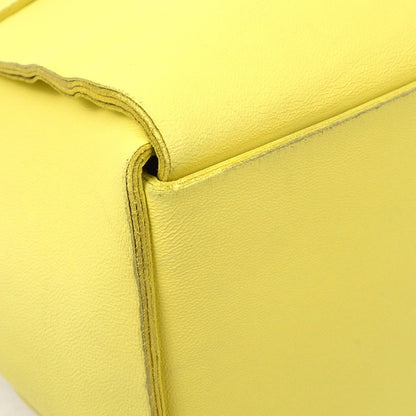 Bottega Veneta Arco Tote Maxi Intrecciato Leather, YELLOW, LEATHER, Tote bag