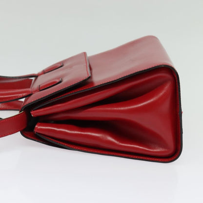 Loewe Anagram handbag Leather, RED, LEATHER, Handbag