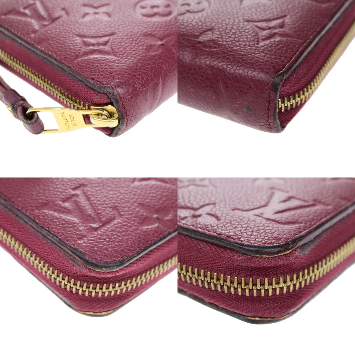Louis Vuitton Portefeuille zippy Monogramme Empreinte Monogramme Empreinte, PURPLE, LEATHER, Wallets