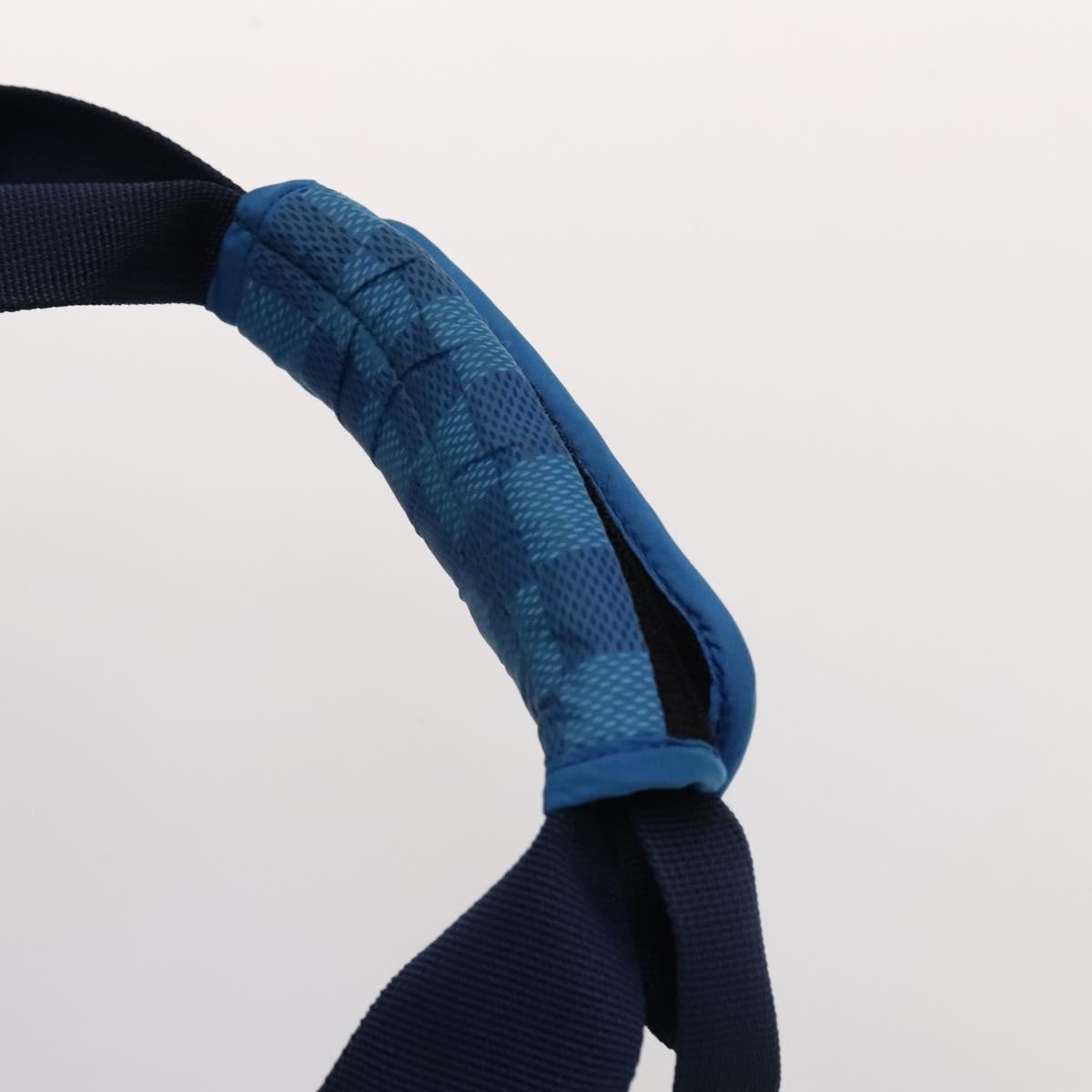 Louis Vuitton Aventure Practical Duffle Bag Damier Nylon, BLUE, NYLON, Travel bag