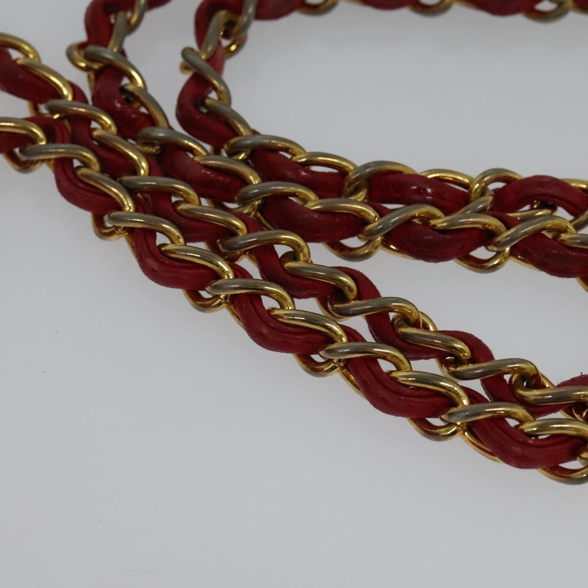 Chanel Vintage Drawstring Bucket Bag Quilted Satin, RED, SATIN, Shoulder bag