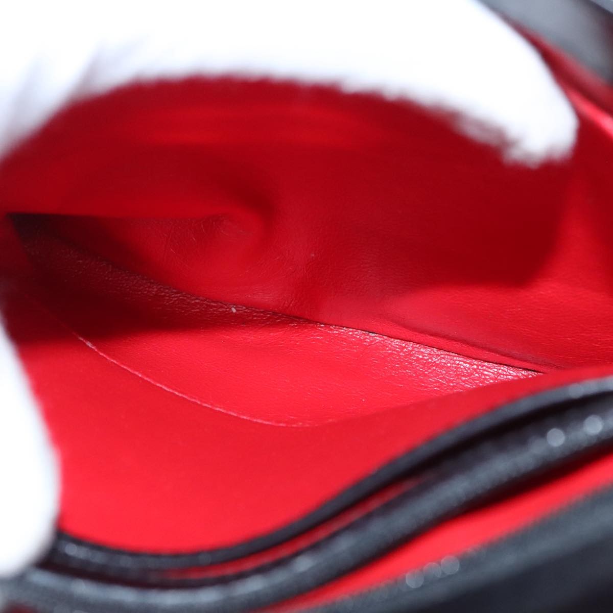 Gucci Vintage Convertible Bamboo Box Crossbody Bag Leather, BLACK, LEATHER, Handbag