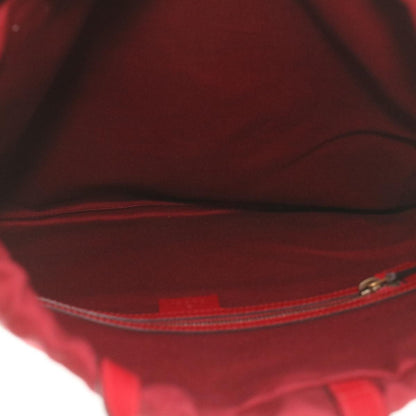 Gucci Logo Drawstring Backpack Striped Canvas, MULTICOLOUR, CANVAS, Backpack