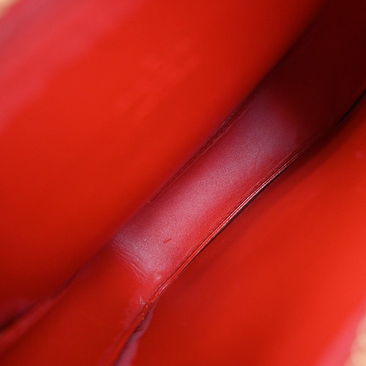 Louis Vuitton Mott Handbag Monogram Vernis, RED, PATENT_LEATHER, Clutche & pouche